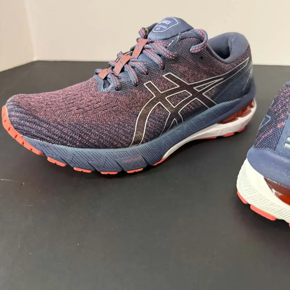 Asics GT-2000 10 Womens Running Shoes Blue Pink Stability Sneakers 1012B045‎ 7.5